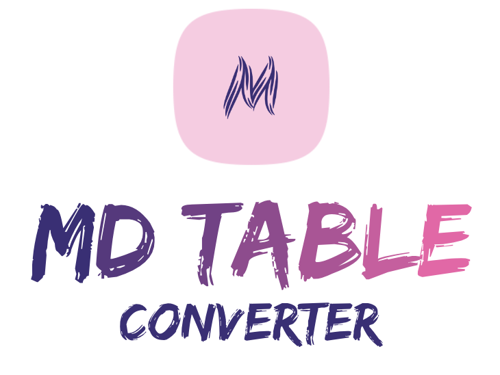 MD Table Converter